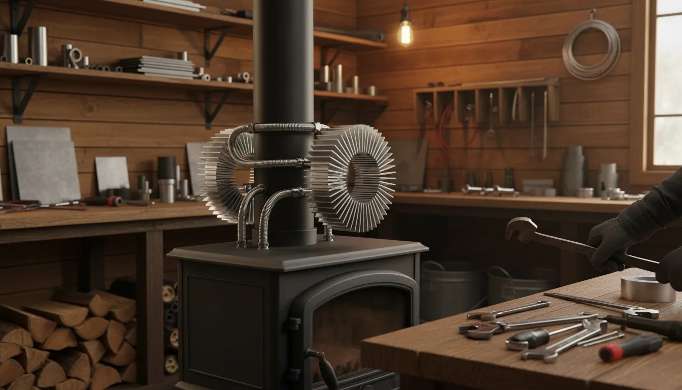 découvrez comment fabriquer un récupérateur de chaleur pour poêle à bois afin d'améliorer l'efficacité énergétique et réduire la consommation de bois dans votre maison.